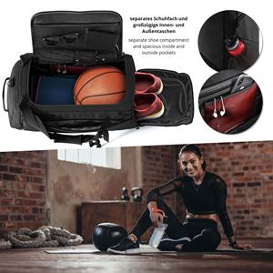 Bolsas de Gimnasio a Precio de Fábrica, Correa de Hombro Ajustable, Bolsa Deportiva de Viaje, Bolsa de Gimnasio con Compartimento para Zapatos, Hecha en Sialkot - Product Image 6