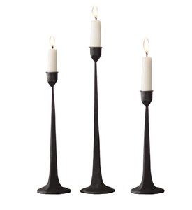 Candelabros de hierro de venta caliente en portavelas decorativo negro para decoraciones de mesa de boda decoración del hogar - Product Image 1