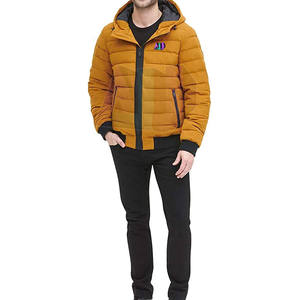 Veste matelassée élégante pour homme avec logo sur le devant, légère, chaude, respirante, coupe-vent, isolante, pour les sports d'hiver, les voyages en plein air - Product Image 5
