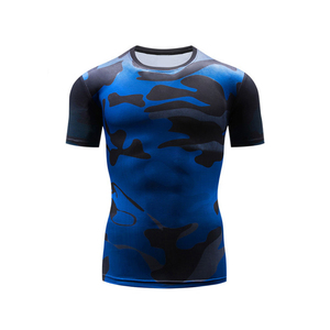 Long Sleeve Mens Sublimation Compression <b>Shirt</b> Rash Guard for BJJ Rash Guard MMA Workout Gym - Product Image 5