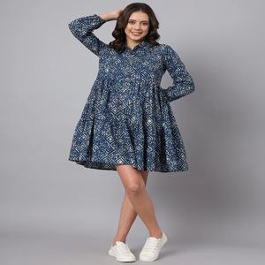 Robe ethnique longue à bretelles vintage à imprimé floral de qualité supérieure pour femmes 100% coton respirant séchage rapide ODM - Product Image 3