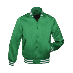 Chaqueta Bomber de satén para todas las estaciones con ajuste urbano y acabado de alto brillo para una capa versátil para el día a día hecha en Pakistán - Product Image 1