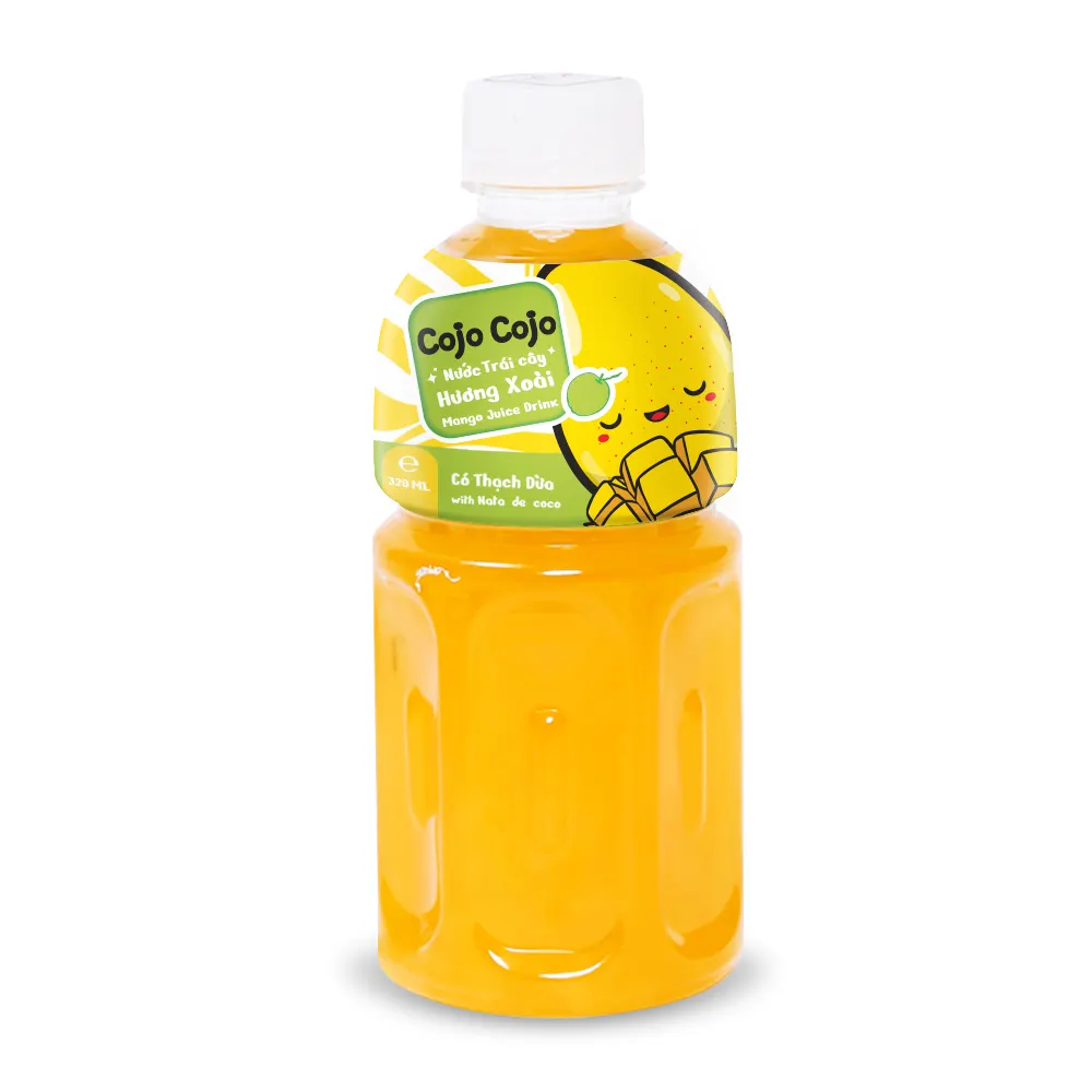 11.2 floz bouteille Premium Cojo Cojo boisson au jus de mangue avec Nata de Coco fournisseurs de gros jus de fruits meilleur jus de mangue