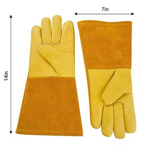 Guantes de Cuero Vacuno de Alta Calidad a Precios de Mayoreo para Protección de Manos, Guantes de Soldadura por Sublimación al por Mayor - Product Image 2