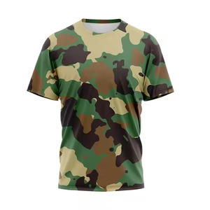 เสื้อเชิ้ตผู้ชายคอกลมผ้าฝ้าย 100% สำหรับล่าสัตว์ แห้งเร็ว ระบายอากาศดี เป็นมิตรกับสิ่งแวดล้อม สไตล์ไฮสตรีท - Product Image 5