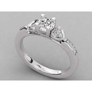 Bague solitaire en or 10 carats pour femmes, diamant cultivé en laboratoire - Product Image 6