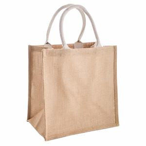 2025 vente chaude sac de jute personnalisé personnalisé petit sac de jute de qualité supérieure sacs fourre-tout en jute avec impression personnalisée - Product Image 5