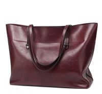 Sacs à main fourre-tout en cuir véritable, sac fourre-tout en cuir noir personnalisé pour femmes