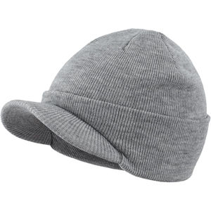 Gorro de Invierno para Hombre Fazn Industry con Visera, Gorro de Punto Doble Cálido, Transpirable, Personalizado, a la Moda, Precio Económico, OEM 2026 - Product Image 1