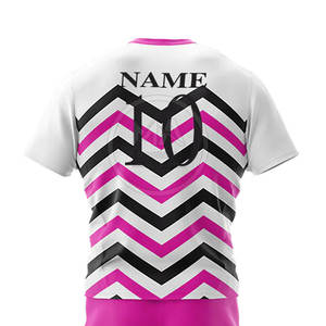 Diseñe su propio logotipo Transpirable Media manga Conjuntos de uniformes de rugby Ropa deportiva al aire libre para unisex - Product Image 4