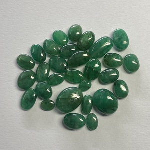 8mm Naturel Vert Zambienne Émeraude Lisse Tumble Nuggets Pierre Gemme Perles En Vrac En Gros Fine Bijoux Collier Précieux Réel - Product Image 4