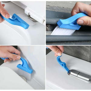 21 pezzi piccolo Set per la pulizia della casa con fessure a setole dure spazzola per la pulizia con manico lungo stracci per il lavaggio del filo per fessure del pavimento - Product Image 3