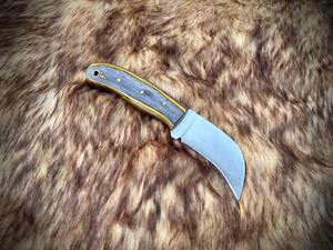 Lame en acier D2 faite à la main personnalisée avec manche en bois Skinner couteau de chasse couteau de camping couteaux d'extérieur. - Product Image 4