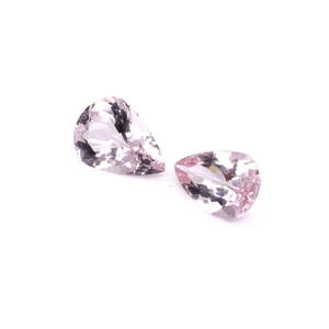 Piedra Preciosa Suelta de Morganita Natural de 5.34 Quilates, Par a Juego en Color Rosa con Corte Ovalado de Esmeralda en Forma de Pera - Product Image 4