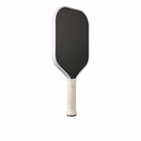 Raquette de pickleball ultra-légère en fibre de carbone, ovale standard, noyau de 16 mm, longueur de 42 cm, poids de 230 g, qualité compétition, pour l'extérieur