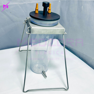 3L Reusable Manual Fat Collection Canister Steel Stand CE Certified Lightweight Eco-Friendly Surgical Instruments <b>Aesthetic</b> - Product Image 1