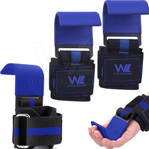 Crochets d'haltérophilie personnalisés pour équipement de gymnastique confortable possèdent votre logo crochets d'haltérophilie antidérapants - Product Image 6