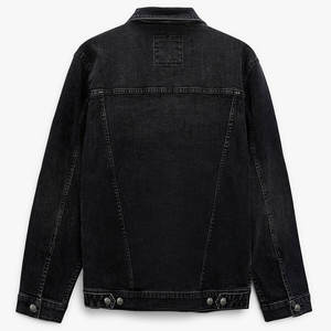 Veste Denim Personnalisée Vierge en Vrac Quantité pour Hommes Nouvelles Poches à la Mode Col Rabattu Veste Denim Décontractée pour Hommes - Product Image 3