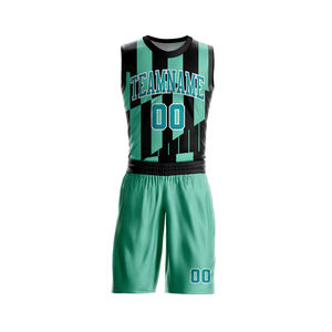 Vêtements d'équipe de sport 100% Polyester fait basket-ball uniforme ensemble personnalisé imprimé conception hommes basket-ball uniforme costume - Product Image 1