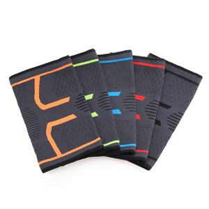 Haltérophilie Nylon Élastique Entraînement Conception Personnalisée Compression Genou Manches Formation Genou Soutien Genou Manches pour Cross Fitness - Product Image 3