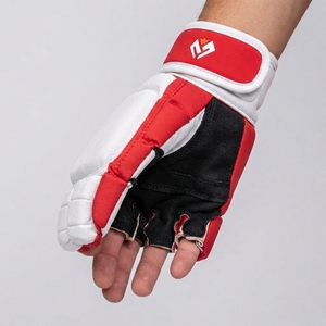 Guantes de hockey, guantes profesionales de hockey sobre hielo, diseño protector duradero y ligero, adecuados para entrenamiento, práctica y competición - Product Image 3