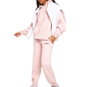 ชุดวอร์มผู้หญิงคุณภาพสูงแบบโอเวอร์ไซส์ 2 ชิ้น ผ้าฟลีซ สไตล์เสื้อพูลโอเวอร์ พิมพ์ลายได้ตามต้องการ สีพื้น แฟชั่นล่าสุด สวมใส่สบายสำหรับฤดูหนาว 2026 - Product Image 3