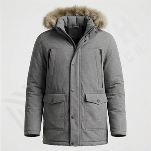 Men's Super Quality Padded Parka Jacket Wholesale Plus Size Reversible Waterproof Winter <b>Coat</b> Thermal Windproof Warm Outerwear - Product Image 1