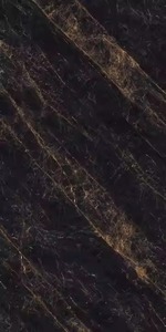 ธันเดอร์สีดำแบบทันสมัยแผ่นกระเบื้องควอตซ์พอร์ซเลน1600x3200มม. สำหรับพื้นและผนัง160x320cm - Product Image 5