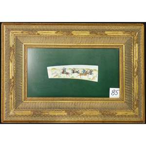 Arte de pared persa en miniatura sobre hueso, pintura artística hecha a mano, lista para decoración del hogar, 9 x 11, Abcpm0238 - Product Image 1