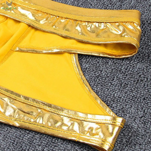 Boxer en cuir pour hommes, sous-vêtements, shorts, fourniture OEM écologique avec logo du recycleur - Product Image 3