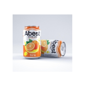 Abest alta calidad-100% jugo de naranja orgánico natural-Low-Carb en lata 330ml al por mayor a granel de Vietnam - Product Image 1