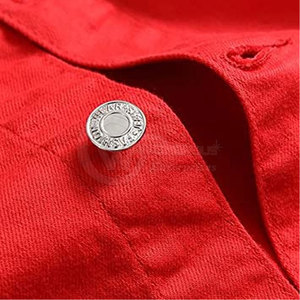 Diseño profesional Pakistán Fabricante Hombres Jeans Chaleco Casual Prendas de abrigo Mejor calidad Bolsillos delanteros Denim Jeans - Product Image 5