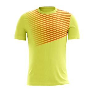 Nuevo Conjunto de Camiseta de Fútbol con Estampado por Sublimación en Diseño de Color Sólido de Alta Visibilidad para Jugadores - Product Image 1