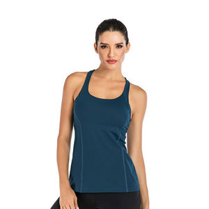 Camiseta sin mangas de algodón 100% de gimnasio para mujer, camiseta sin mangas para correr de atleta de alta calidad con estampado de logotipo personalizado, estilo informal transpirable - Product Image 5