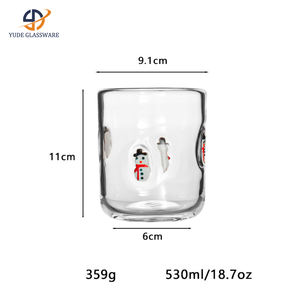 Vajilla de Vidrio con Calcomanías Florales Vintage <span class=keywords><strong>al</strong></span> por Mayor para Té, Café, Leche, Bar, Hogar y Cocina - Product Image 6