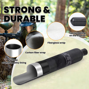 Tanque de Aire para Paintball de Fibra de Carbono de 0.7L con Impresión Personalizada - Product Image 4