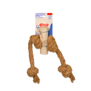 Jouet à mâcher pour chien en bois de café et corde de coco, fabriqué à partir de matériaux durables et naturels - Product Image 2