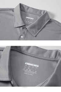 Camisetas de golf con logotipo personalizado, camiseta Polo de manga corta: mezcla de algodón y poliéster para hombre, camiseta Polo de golf de piqué de secado rápido - Product Image 5