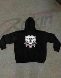 Sweat à capuche décontracté pour homme en coton de haute qualité, épais, en molleton bouclette, couleur unie, avec logo personnalisé, séchage rapide - Product Image 1