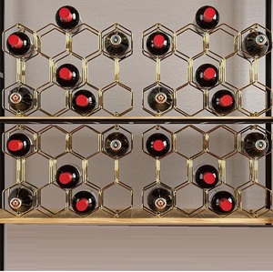 Escaparate de estilo Premium, estante de vino de alambre con Base de madera, soporte decorativo para botellas de cerveza de La India, estante de vino de Metal - Product Image 5