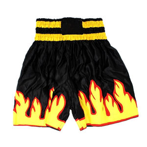 Pantalones cortos de Kickboxing MMA de poliéster 2025 de alta calidad para hombre, novedad de 100%, personalizados, al por mayor, pantalones cortos de Kickboxing que absorben el sudor - Product Image 3