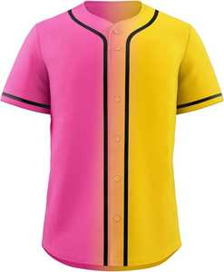 Camisetas de Béisbol Vintage Sublimadas Personalizadas - Ropa Deportiva de Equipo Estilo Hip Hop 100% Poliéster de Secado Rápido y Transpirable - Product Image 1