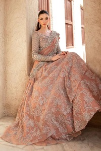 Nouvelle arrivée longue mariée Lehenga Choli Designer tenue de mariage indien lourd brodé fête porter robe de mariée traditionnelle femmes - Product Image 5