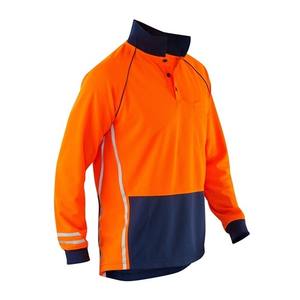 Camisas de Seguridad Polo Amarillo de Alta Visibilidad Personalizadas de Poliéster para Todo Clima, Manga Larga, Uniforme de Trabajo, Fabricante de Camisas - Product Image 5