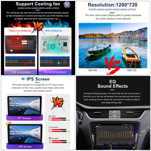 reproductor de carro coche autoradio estereo âm thanh stereo tự động Android đài phát thanh xe hơi Para carro pantalla cảm ứng - Product Image 5