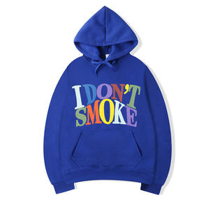 Top Trending New Design Custom <b>Stitch</b> Men Streetwear Soft Cotton Heavyweight Pullover Puff Printing Letter <b>Hoodie</b> - Product Image 2