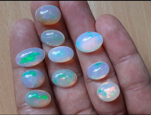 Bonne qualité moins cher prix cristal 20mm pierre précieuse coupée pour Super qualité septembre bijoux pierre précieuse pierre précieuse naturelle pour boucle d'oreille - Product Image 4