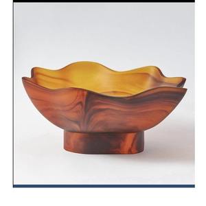 Bol en résine époxy artisanal de luxe, bol décoratif artistique pour salon, table à manger et cadeau - Product Image 6