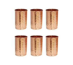 Premium Quality Pure Copper <b>Glass</b> Ideal for Water Drinking Ayurveda Healing and Elegant Home or Kitchen Use - Product Image 4