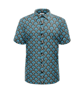 Chemise boutonnée respirante personnalisée pour hommes, tissu de haute qualité évacuant l'humidité pour le voyage, fournisseur en gros - Product Image 6
